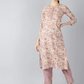 Women Beige Floral Printed Kurta Set