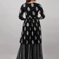 Women Black Embroidered Kurta Set