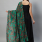 Women Black Kurti Set with Dupatta
