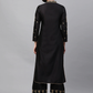 Women Black Ethnic Motifs Kurta Set