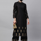 Women Black Ethnic Motifs Kurta Set