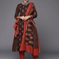 Women Black Floral Printed Kurta Set