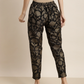 Women Floral Printed Tapered Cigerette Trousers