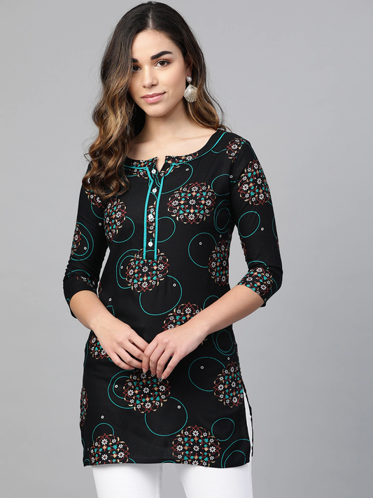 Women Printed Straight Kurti