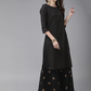 Women Printed Kurta with Sharara