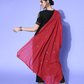 Women Black & Red Embroidered Kurta Set