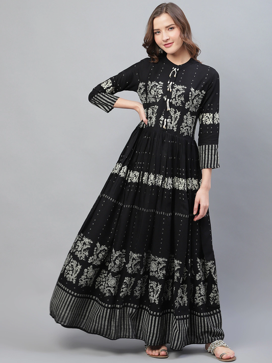 Women Printed Anarkali Kurta