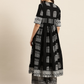 Women Black & White Printed Kurta Set