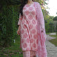 Women Block Printed Kurta and Pant Set with Dupatta