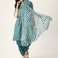 Women Blue Ethnic Motifs Printed Kurta Set