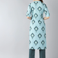 Women Blue Motifs Printed Kurta Set