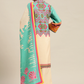 Women Blue Printed Kurta Set