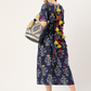 Women Blue Pure Cotton Printed Dress