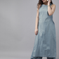 Women Blue & Gold-Toned Kurta Set
