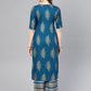 Women Block Printed Kurta Set