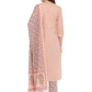 Women Cotton Pink Kurta set with Dupatta