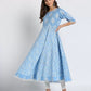 Women Ethnic Dress Blue Dress