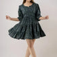 Women Fit and Flare Dark Green Dress