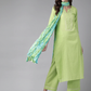 Women Green Cotton Kurta Set