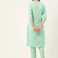 Women Green Ethnic Motifs Printed Cotton Kurta Set