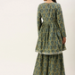 Women Green Floral Printed Kurta Set