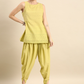 Women Green Pure Cotton Kurta Set
