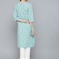 Women Green Straight Kurta