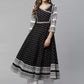 Women Ikat Pure Cotton Anarkali Kurta