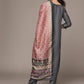 Women Grey Silk Blend Kurta Set