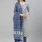 Women Kurta Pant And Dupatta Set Cotton Blend