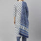 Women Kurta Pant And Dupatta Set Cotton Blend