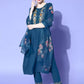 Women Kurta Pant And Dupatta Set Cotton Blend