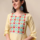 Women Kurta Pant And Dupatta Set Cotton Blend