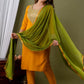 Women Kurta Pant And Dupatta Set Cotton Rayon