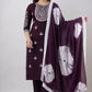 Women Kurta Pant And Dupatta Set