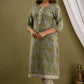 Women Kurta Pant And Dupatta Set Pure Cotton