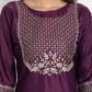Women Kurta Pant And Dupatta Set Silk Blend