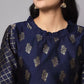 Women Kurta Pant And Dupatta Set Silk Blend
