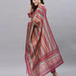 Women Kurta Pant And Dupatta Set Silk Blend
