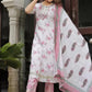 Women Kurta Pant And Dupatta Set Viscose Rayon