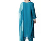 Women Viscose Rayon Kurta Pant And Dupatta Set