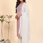 Women Kurta Pyjama & Dupatta Set Cotton Blend