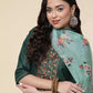 Women Kurta Pyjama & Dupatta Set Cotton Blend