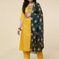 Women Kurta Pyjama & Dupatta Set Cotton Blend