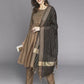 Women Kurta Pyjama & Dupatta Set Viscose Rayon