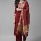 Women Kurta and Palazzo Set Cotton Blend