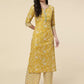Women Kurta and Palazzo Set Cotton Blend
