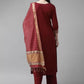 Women Kurta and Palazzo Set Cotton Blend