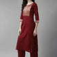 Women Kurta and Palazzo Set Cotton Blend