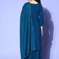 Women Kurta and Palazzo Set Satin